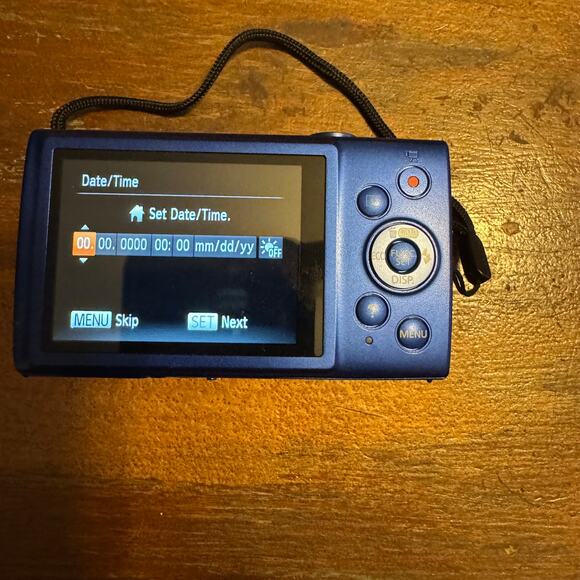 CANON BLUE Power Shot ELPH 170 IS 20MP 12x Optical Digital Camera w/ Accessories - Picture 7 of 9